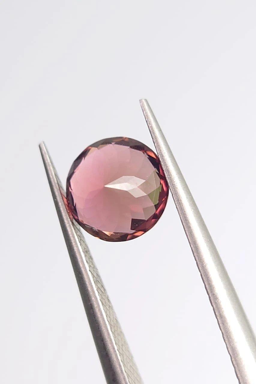 1.15ct Natural Tourmaline Round Cut Loose Gemstone from Afghanistan — view 4